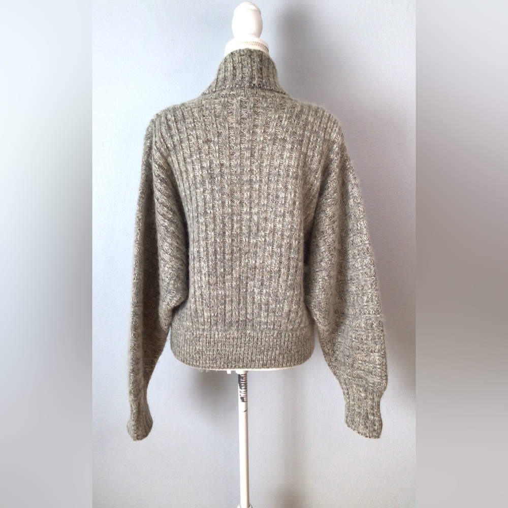 Vintage I. B. Diffusion Wool Mohair Blend Cardigan Sweater - Picture 6 of 13